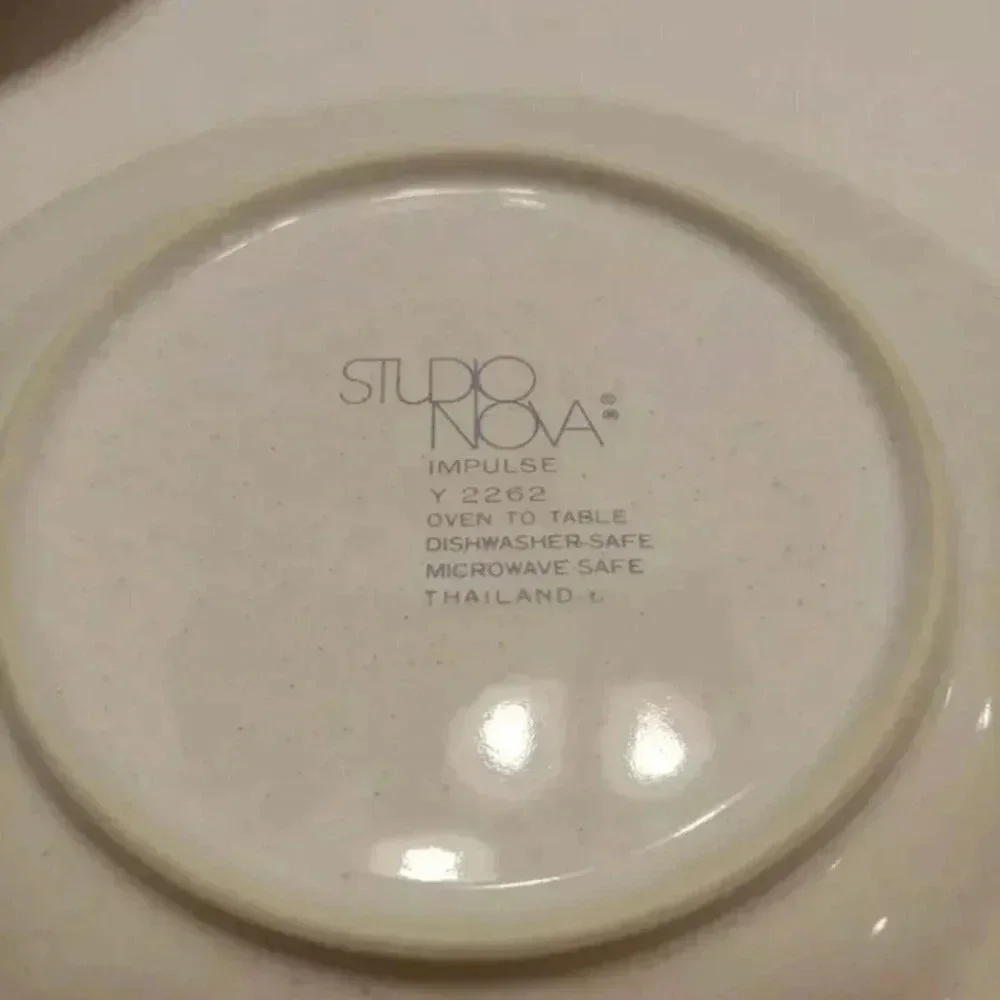 Studio Nova Impulse 6.5" Saucers, Set Of Four Small Plates (4) Y 2262 - Picture 3 of 9